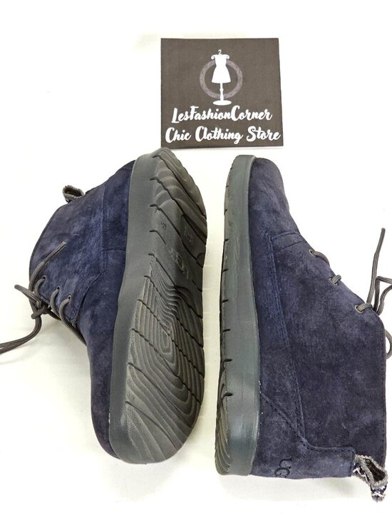 UGG Men\'s Blue Suede Canoe Chukka Treadlite Shoes Ankle Boots Sz 6 Wo\'s 7.5 1744 main image 5